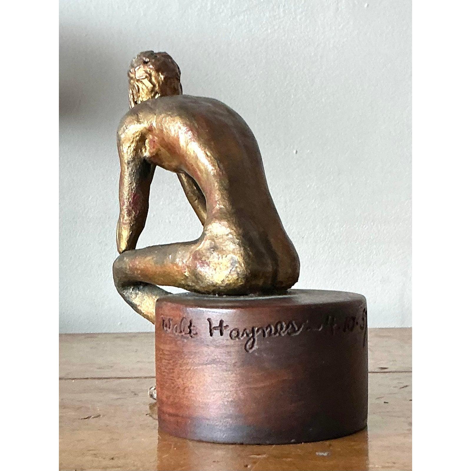 Vintage By 1957 Scultura di uomo firmata in vendita 1