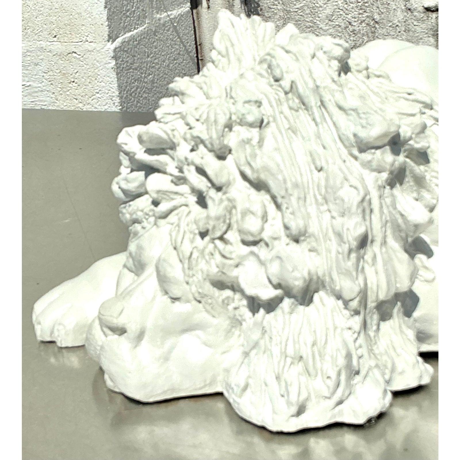 Vintage By 1974 Monumentale Jaru Leone in gesso In condizioni buone in vendita a West Palm Beach, FL