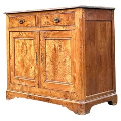 Vintage Boho 19th Century Burl Sideboard