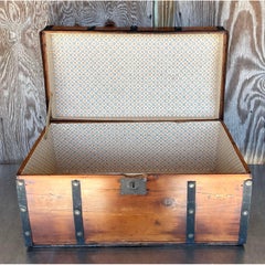 Vintage Boho 19th Century Jenny Lind Steamer Box - 795