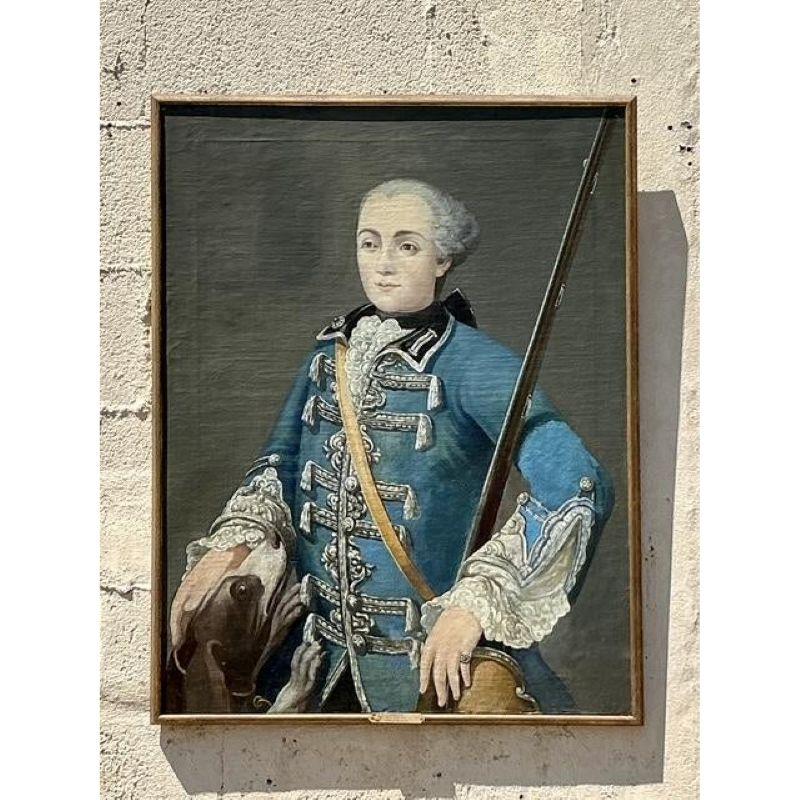 XVIIIe siècle et antérieur Portrait original d'un général Boho du 19ème siècle en vente