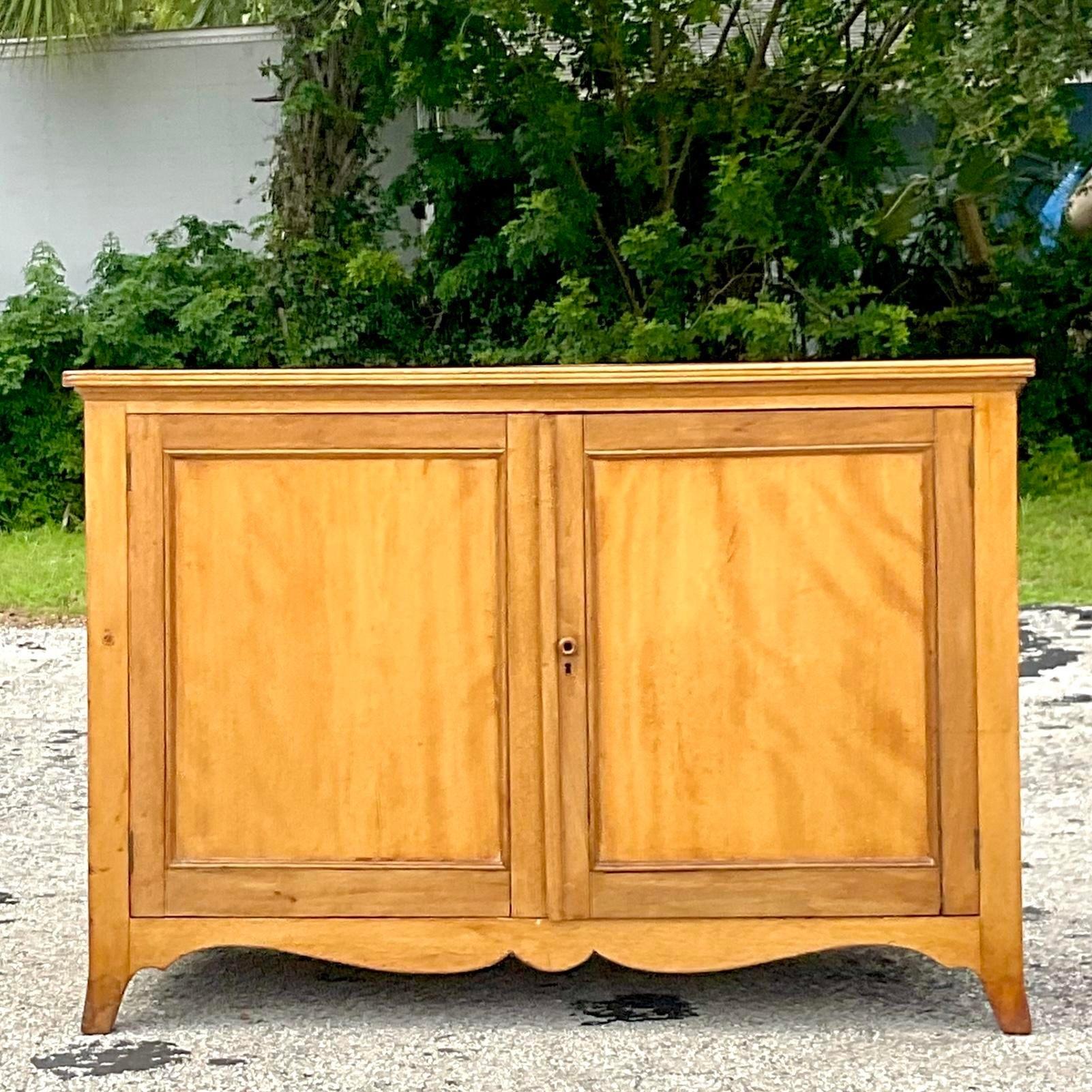 American Vintage Boho 19th Century Sideboard For Sale