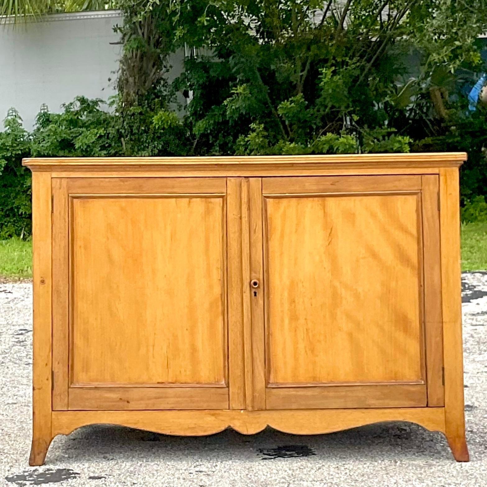 Vintage Boho 19th Century Sideboard In Good Condition For Sale In west palm beach, FL