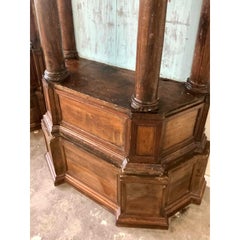 Vintage Boho 19th Century Spanish Sculpture Niches - A Pair