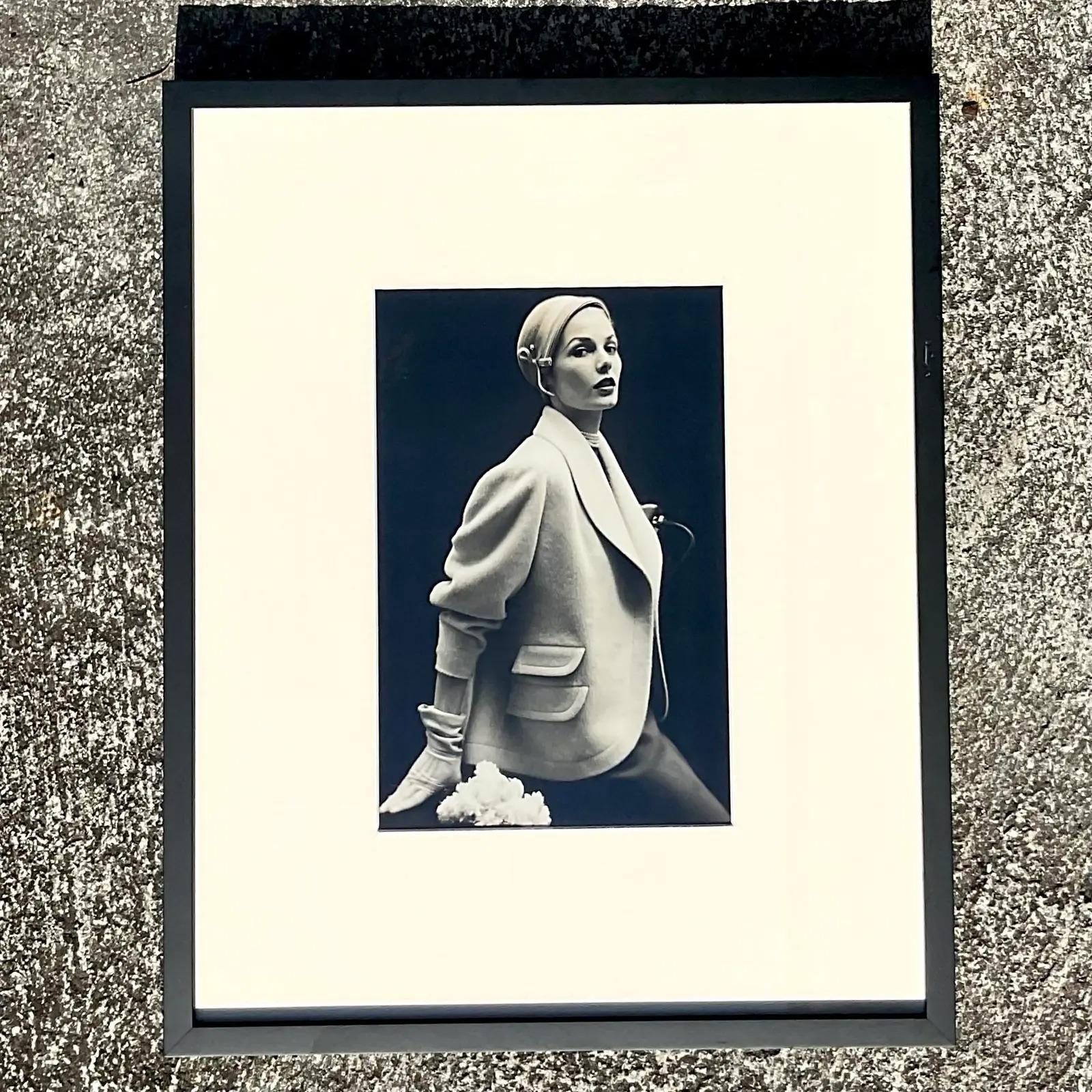 Vintage Boho 70s Fashion Photograph In Good Condition For Sale In west palm beach, FL