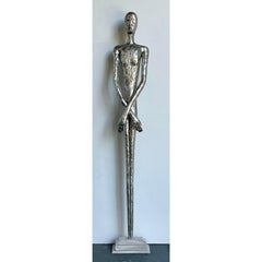 Vintage Boho Abstract Figural Wall Sculpture