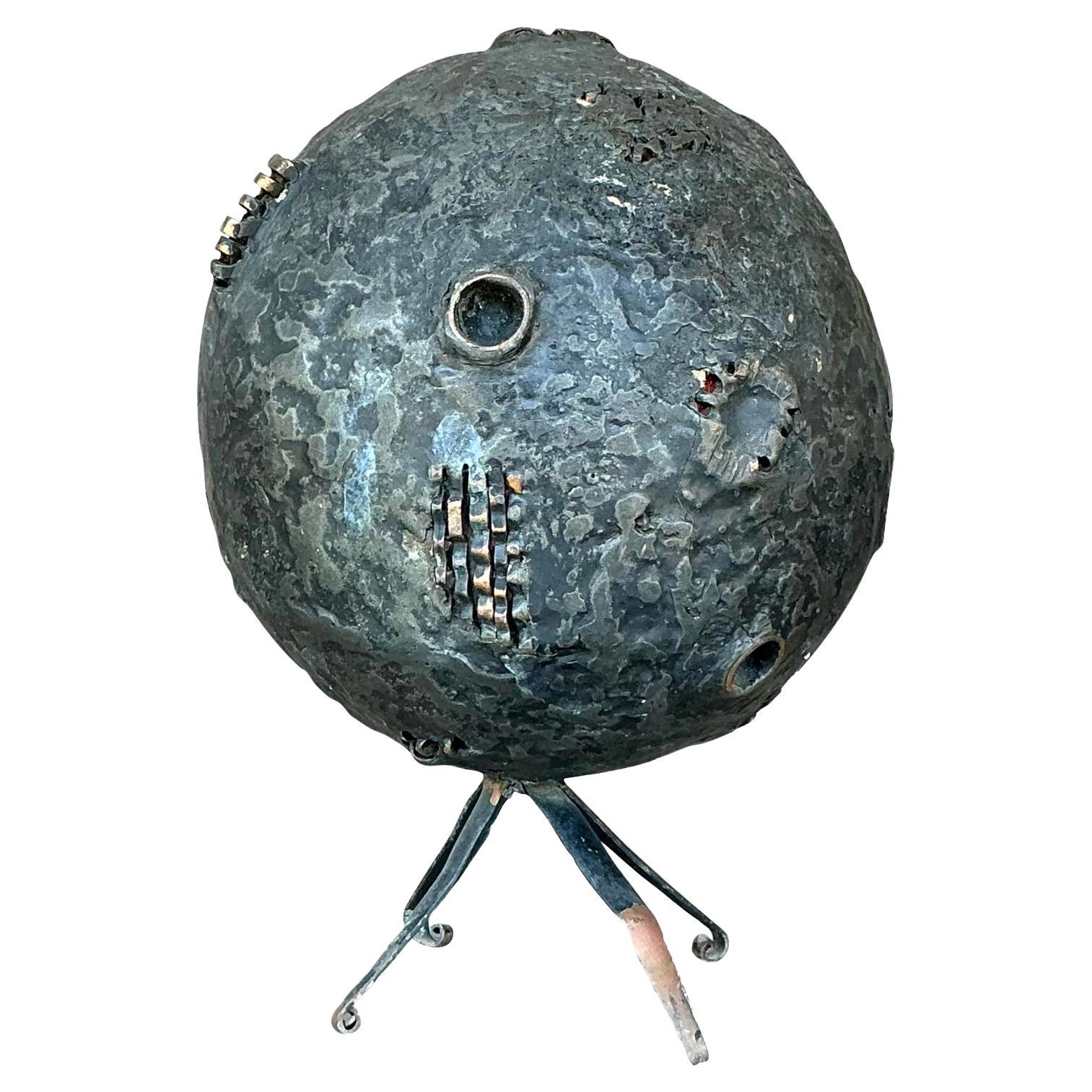 Scultura astratta di un pianeta in stile boho vintage in vendita