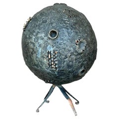 Vintage Boho Abstract Planet Sculpture