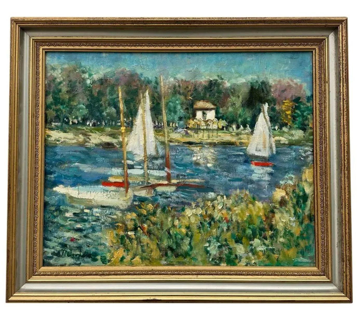 Un óleo sobre lienzo Vintage Boho Seascape sería una obra de arte evocadora y conmovedora, que captaría la belleza natural del mar con un toque bohemio de espíritu libre. Este tipo de obra de arte fusiona las cualidades tranquilizadoras y expansivas