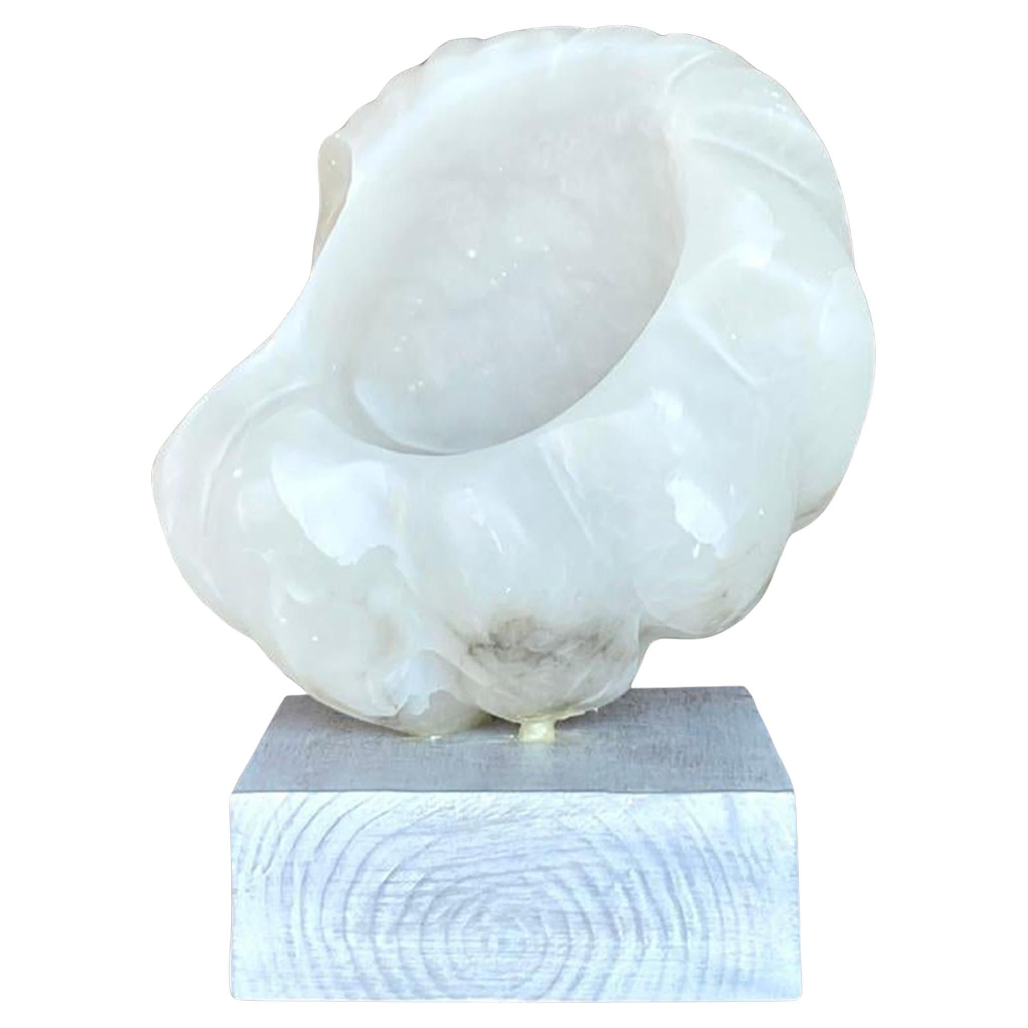Scultura astratta di pietra vintage A. Stone