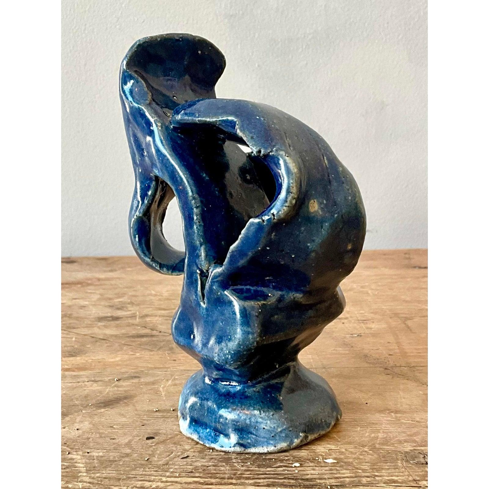 Scultura astratta vintage in studio Pottery di Boho in vendita 2