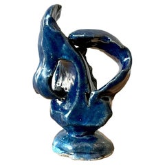 Escultura Vintage Boho Abstracta Studio Pottery