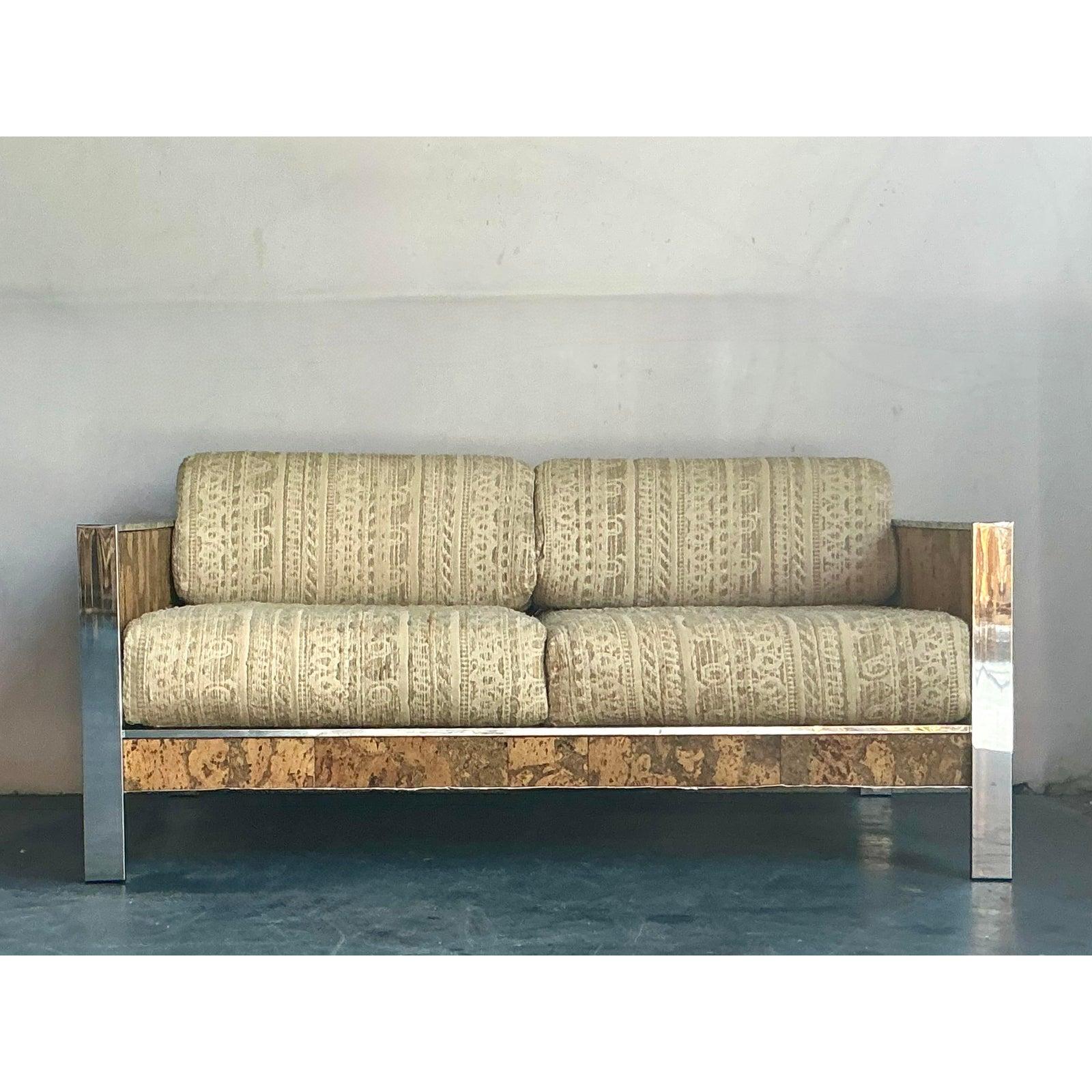Mid-Century moderno Lovanio in sughero vintage Boho Adrian Pearsall per Craft Associates in vendita