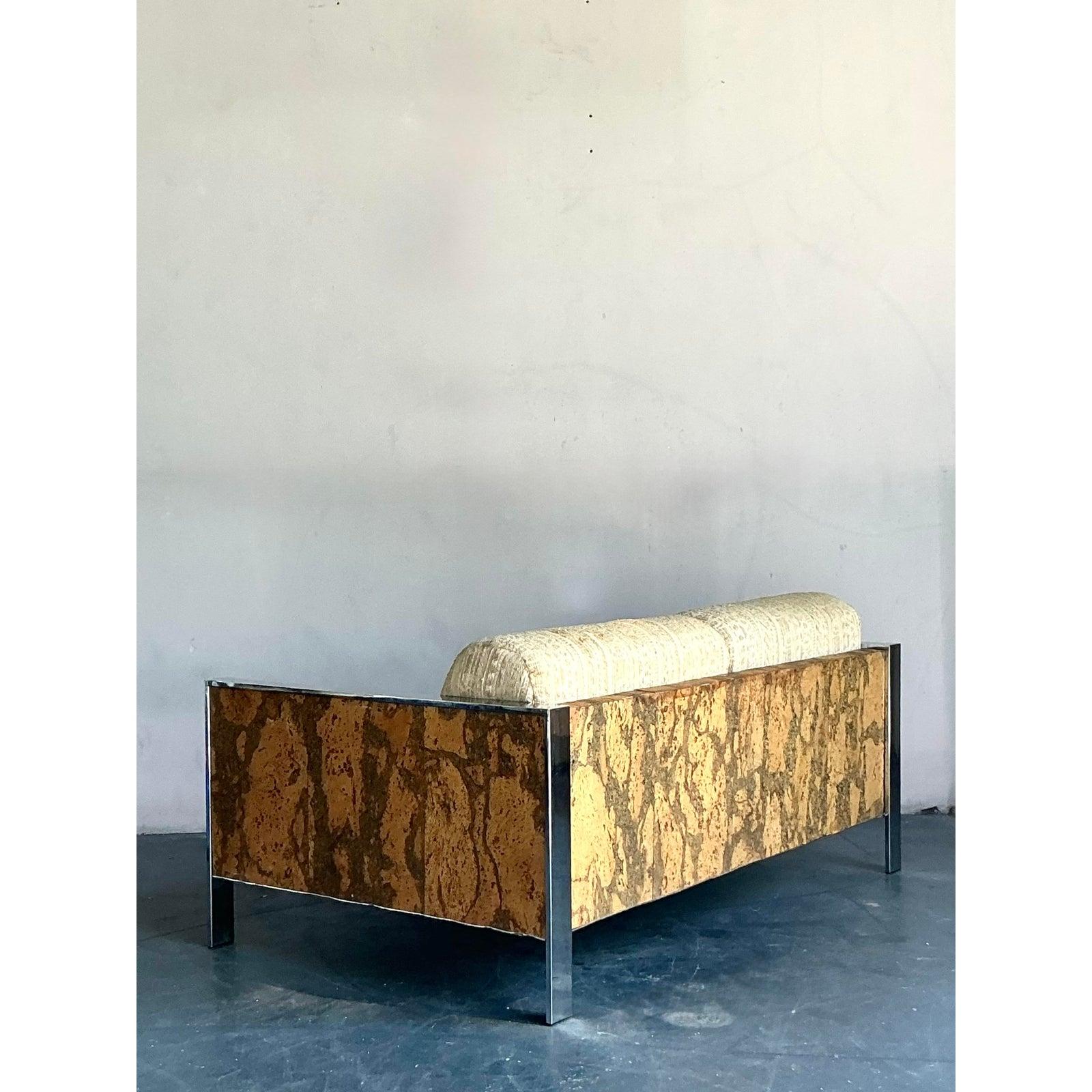 Americano Lovanio in sughero vintage Boho Adrian Pearsall per Craft Associates in vendita
