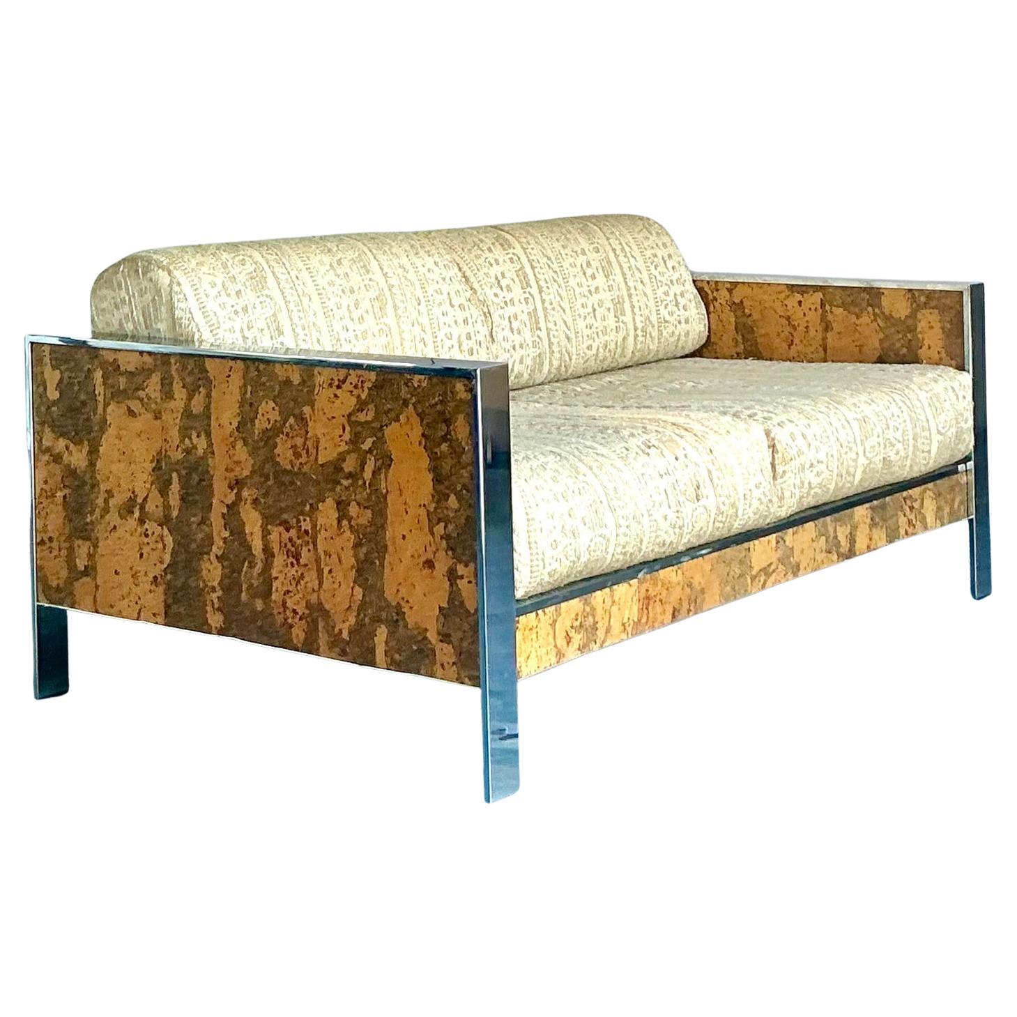 Lovanio in sughero vintage Boho Adrian Pearsall per Craft Associates in vendita
