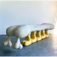 Escultura Abstracta Monumental Vintage Boho Alain Sechas