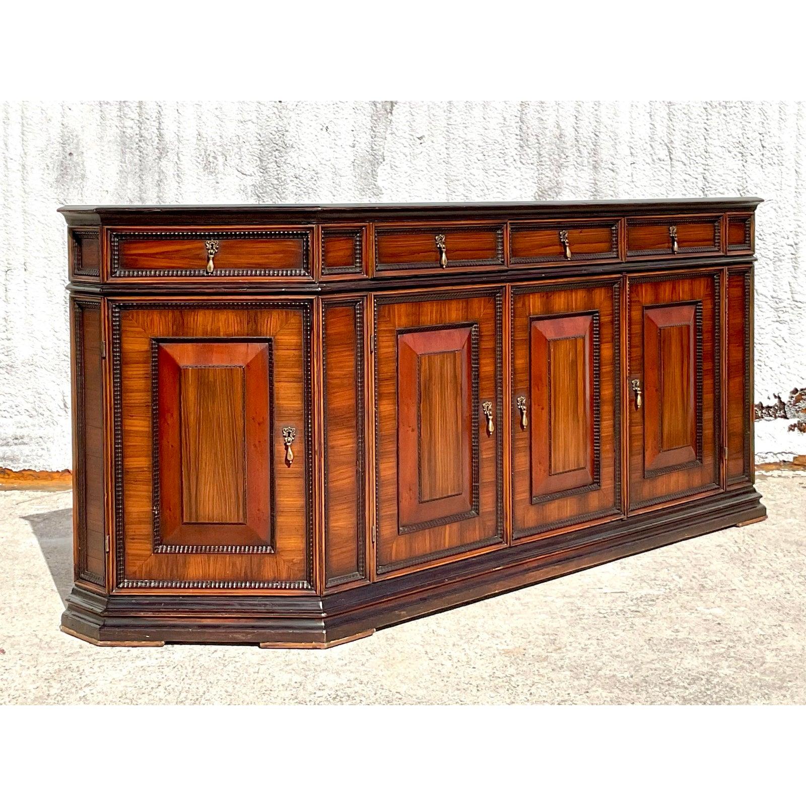 Vintage Boho Alphonso Marina Paneled Credenza in vendita 4