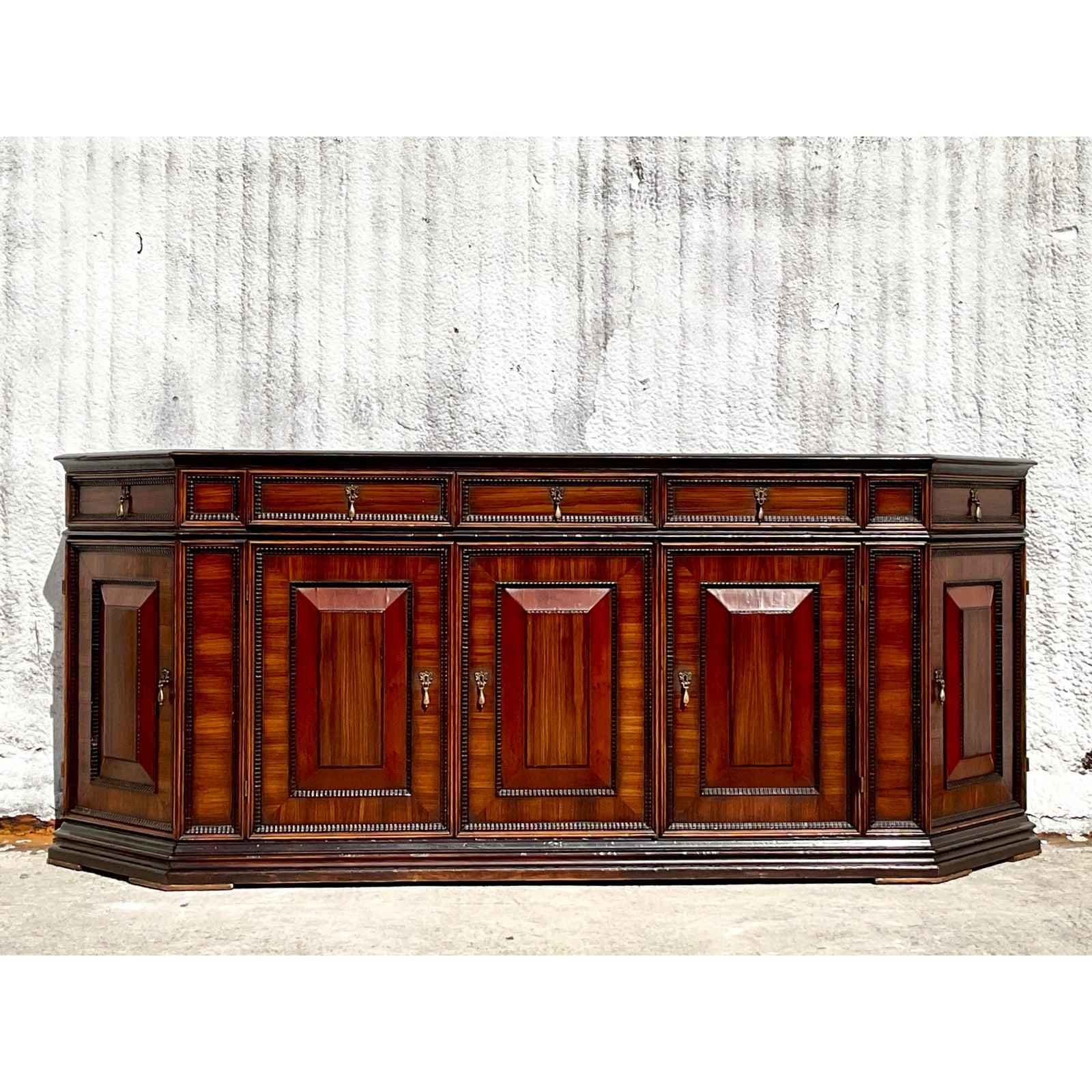 Vintage Boho Alphonso Marina Paneled Credenza in vendita 6