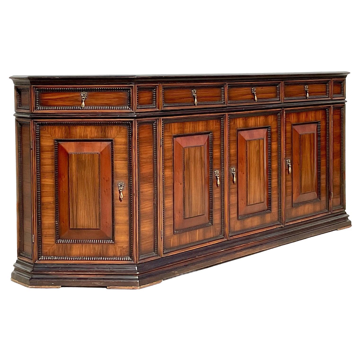 Vintage Boho Alphonso Marina Paneled Credenza
