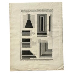 Vintage Boho Architectural Original Print