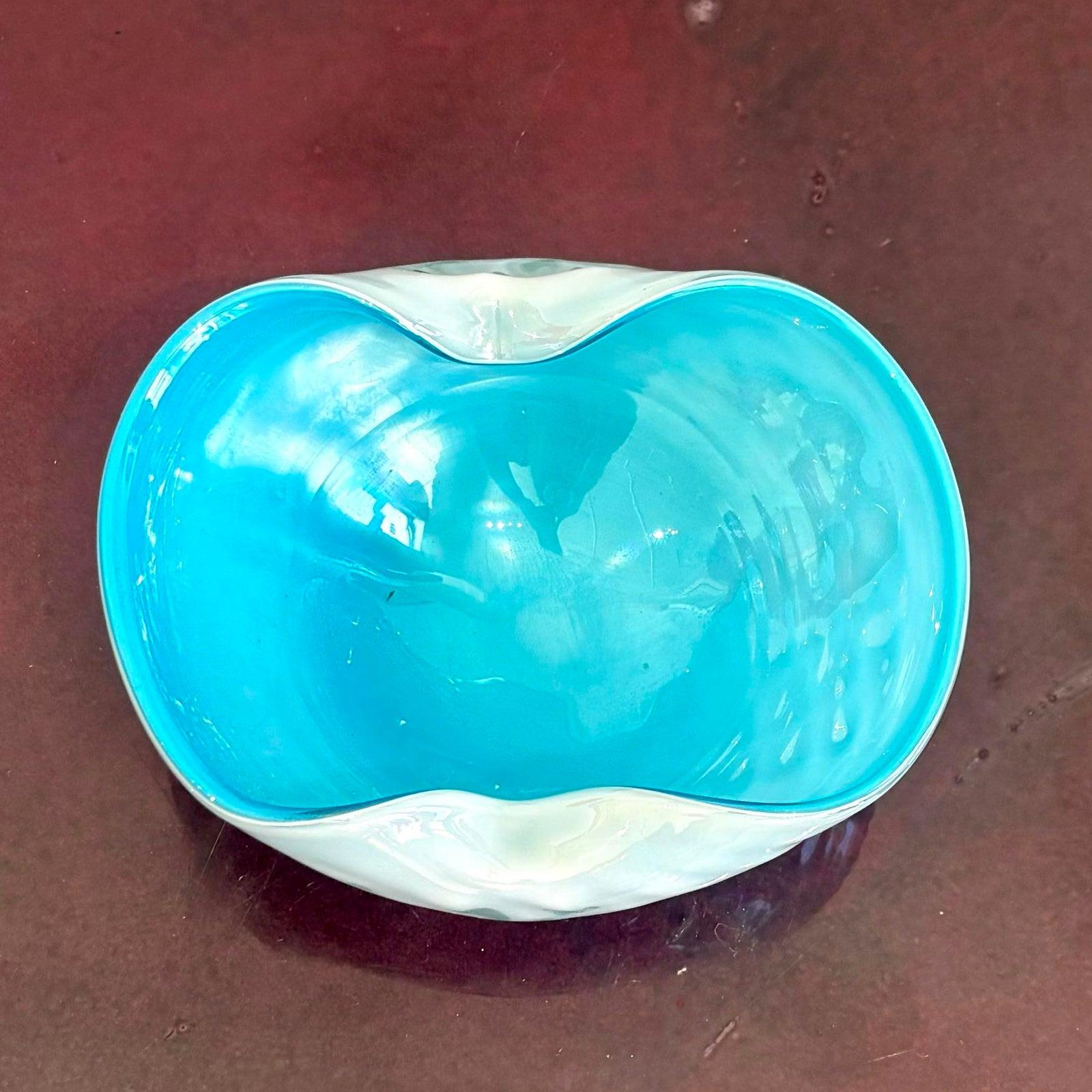 Verre d'art Bol en verre d'art Boho d'après Murano en vente