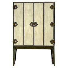 Vintage Boho Arteriors Chelsey 60 Bar Cabinet