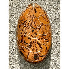 Caparazón de tortuga Vintage Boho Artesanal de escayola pigmentada Scagliola