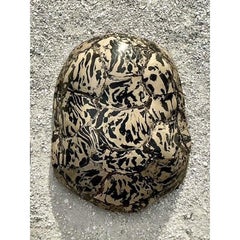 Guscio di tartaruga in gesso pigmentato artigianale vintage Boho