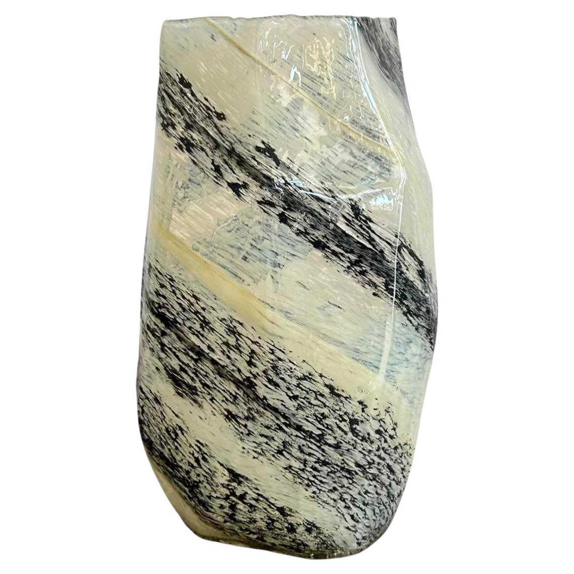 Vintage Boho Asymmetrical Glass Vase