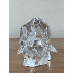 Vintage By Baccarat Crystal Bull
