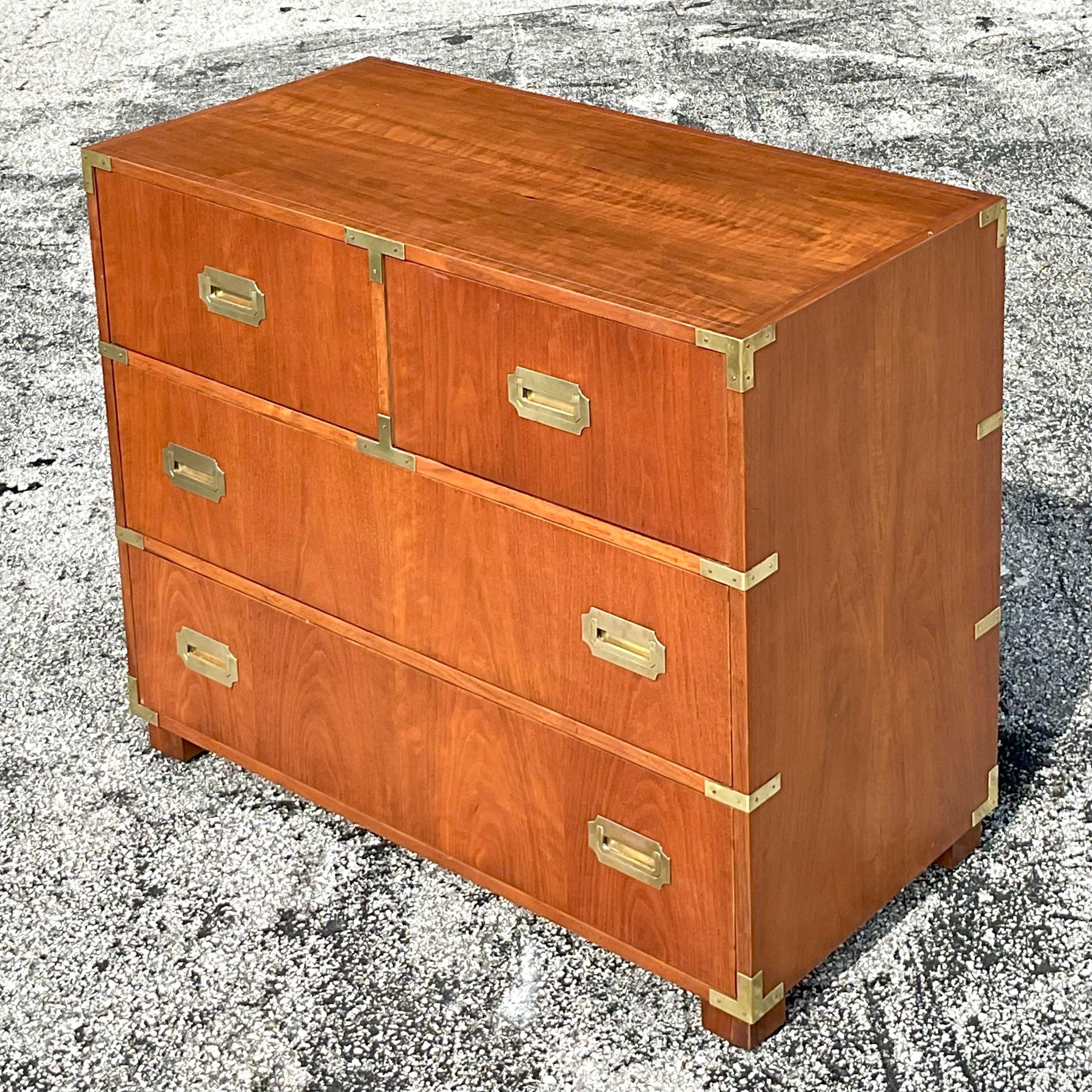 20th Century Vintage Boho Baker Campaign Dresser