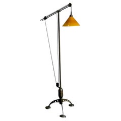 Vintage Boho Baker MRL 191 Counterbalance Floor Lamp