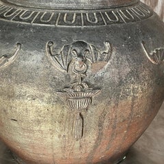 Urne à couvercle vintage Boho Bat Wing