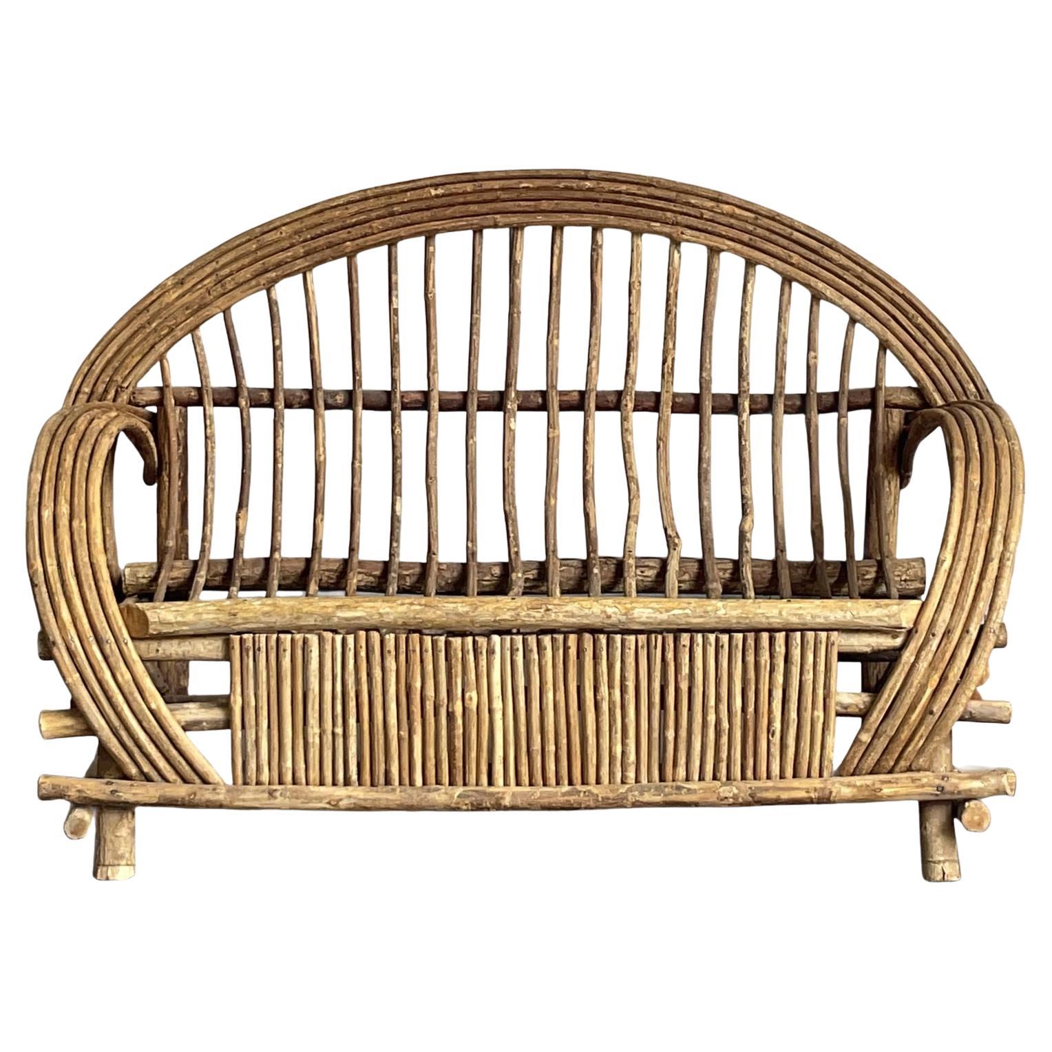 Sofá Adirondack Vintage Boho Bent Branch
