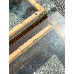 Vintage Boho Bent Rattan - Set of 2