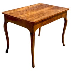 Vintage Boho Biedermeier Style Writing Desk