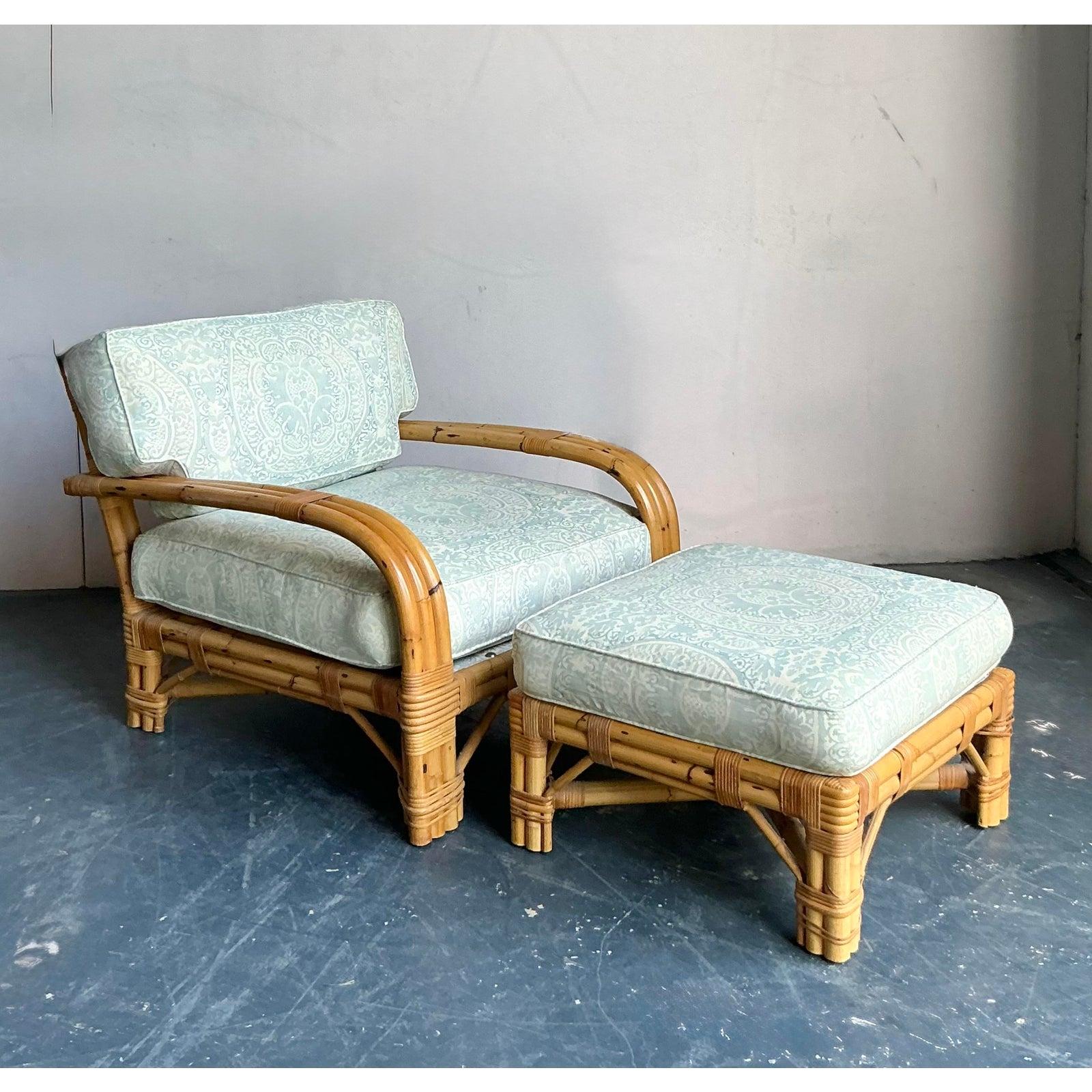 Chaises longues Vintage Bylecky Brothers avec Ottoman en vente 5