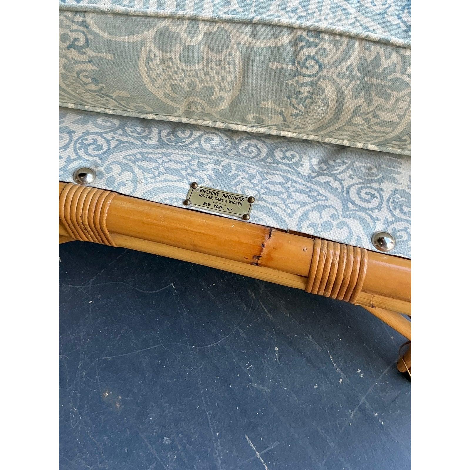 Américain Chaises longues Vintage Bylecky Brothers avec Ottoman en vente