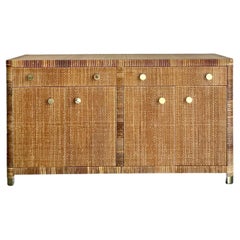 Crédence Vintage By Bielecky Brothers en rotin tressé