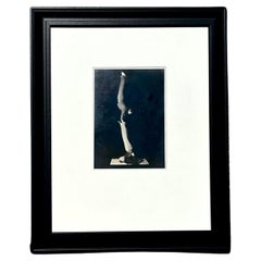 Foto vintage boho in bianco e nero di acrobati