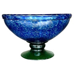 Vintage Boho Blown Glass Bowl