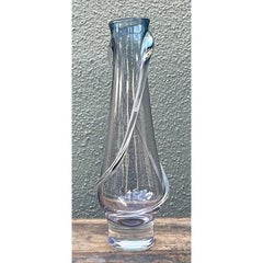 Vintage Boho Blown Glass Bud Vase