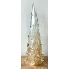 Vintage Boho Blown Glass Tree