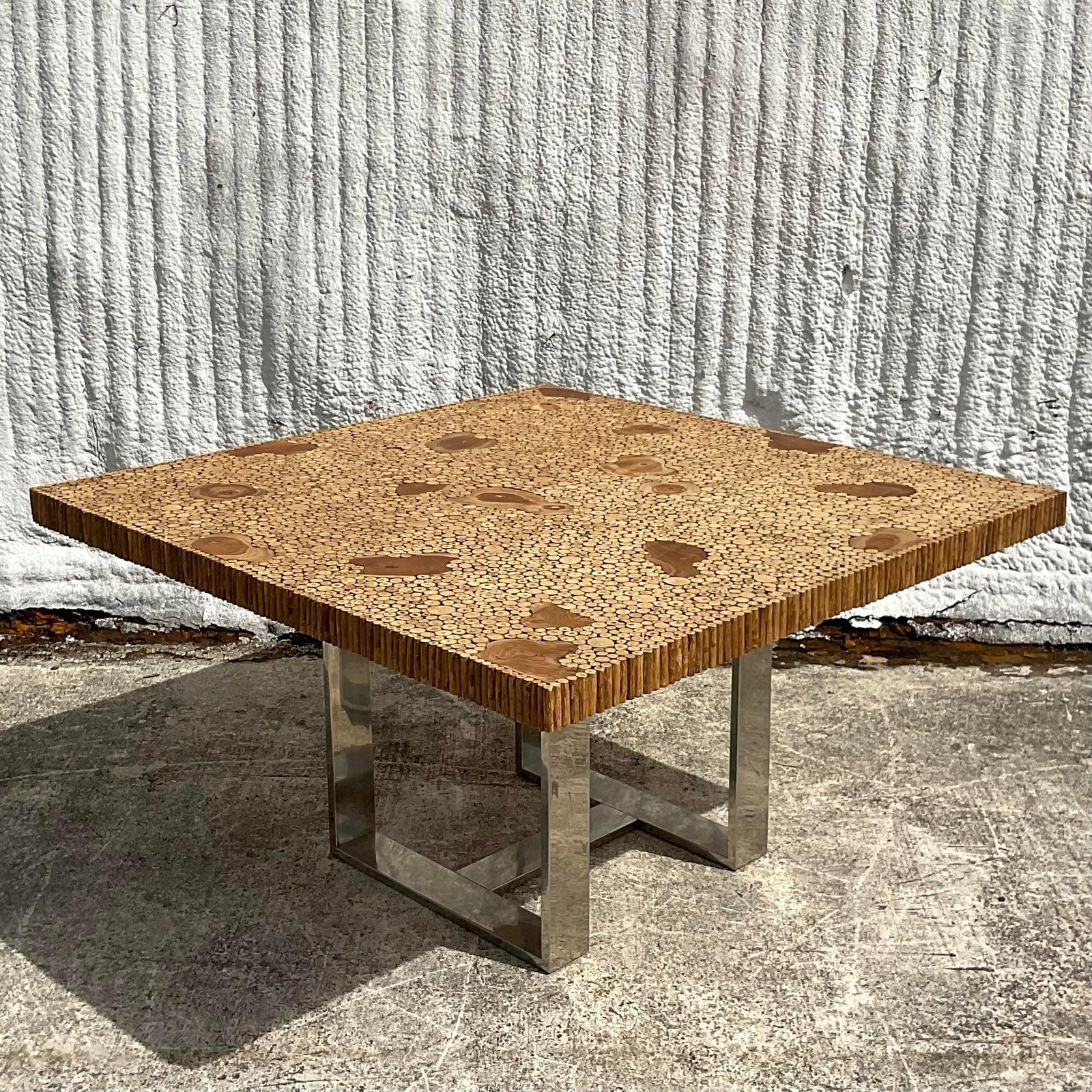 Vintage Boho Branch Dining Table In Good Condition In west palm beach, FL
