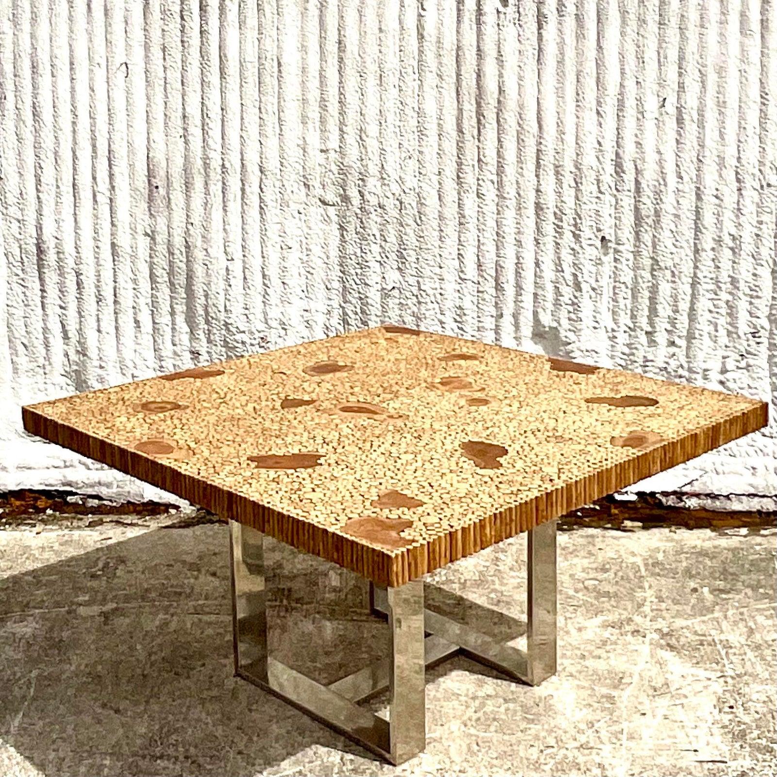 20th Century Vintage Boho Branch Dining Table