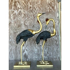 Vintage Boho Latón y Peltre - Pareja