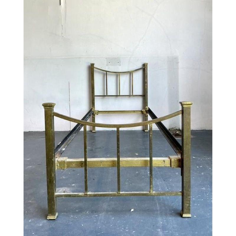 Vintage Boho Messing Daybed (amerikanisch) im Angebot