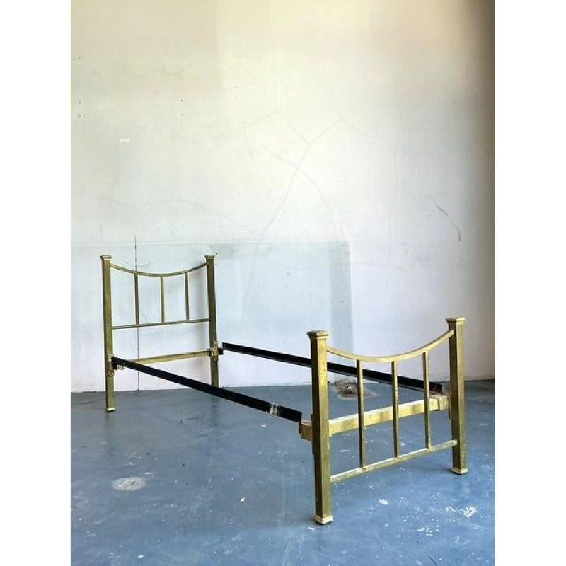 Vintage Boho Messing Daybed im Zustand „Gut“ im Angebot in West Palm Beach, FL
