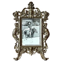 Vintage Boho Brass Gladiator Frame
