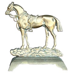 Vintage Boho Brass Horse Figurine